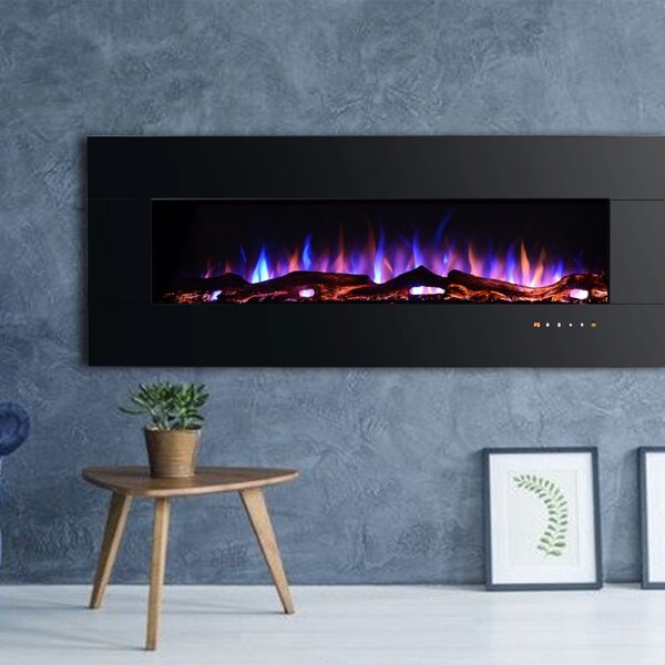 Стенна електрическа камина - Aurora Bluetooth-50' - Image 2