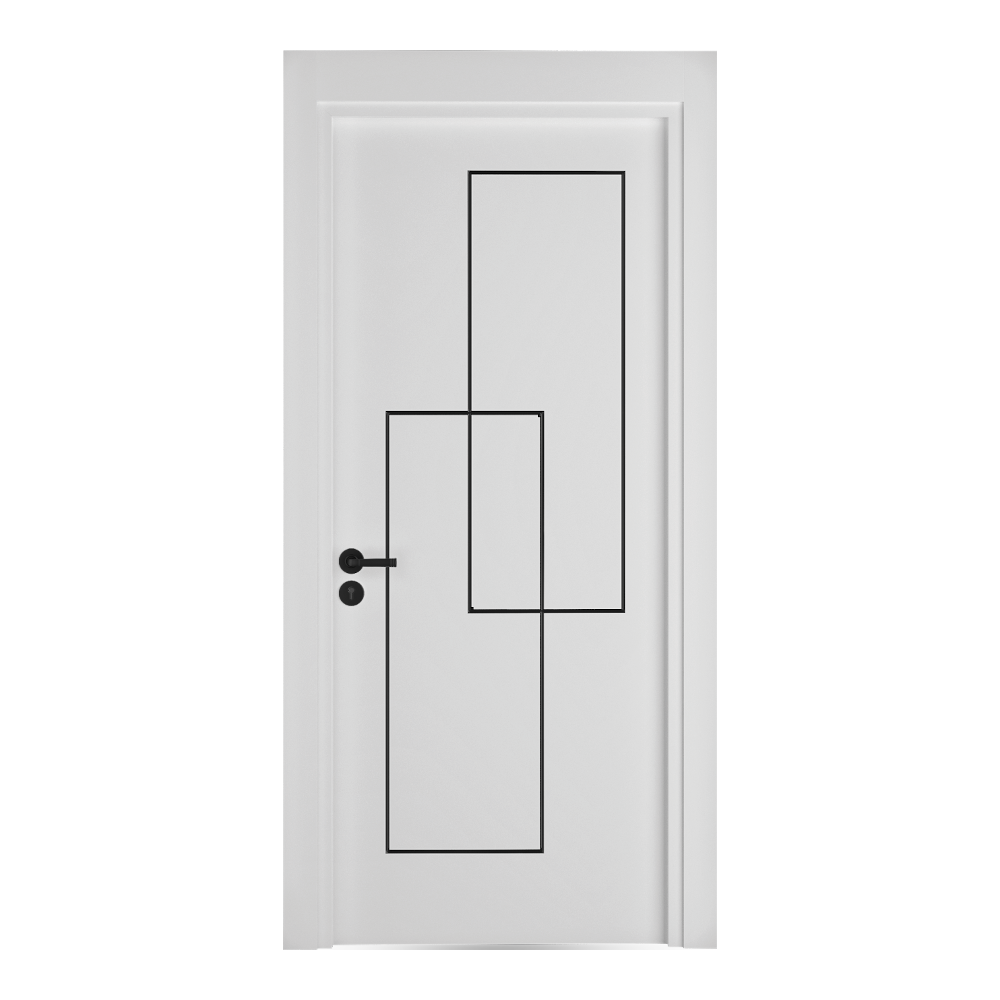 Инфинити Бял мат-черни лайсни