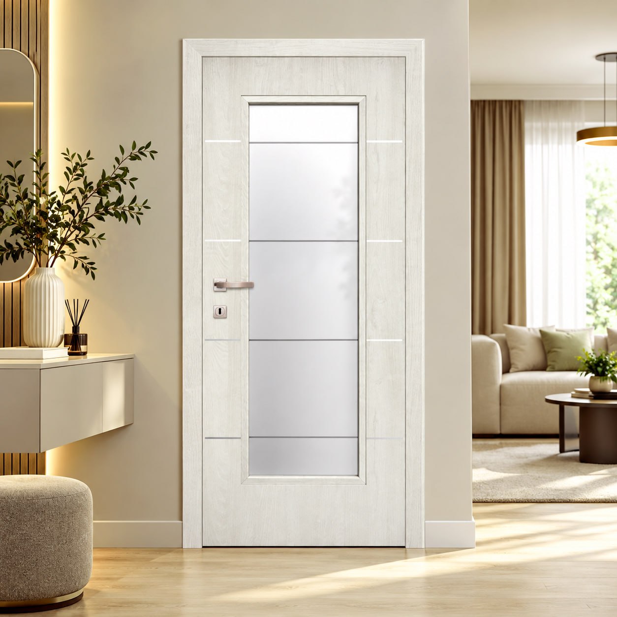 Интериорна врата классен Дискавъри 1 стъкло - Image 2